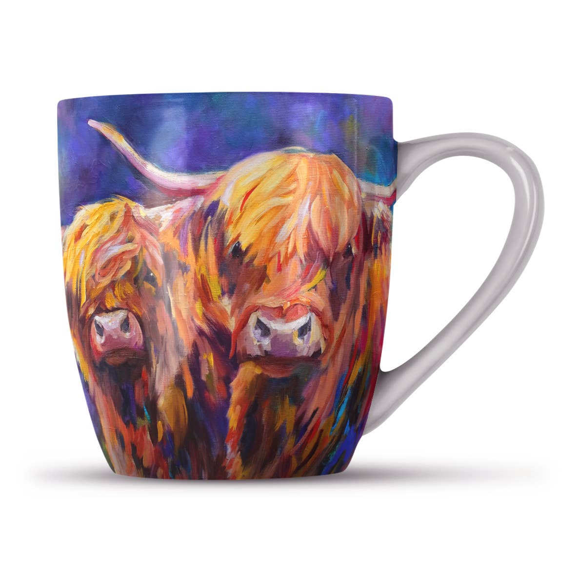 Cow Couple Bone China Mug - Bluebell and Willow