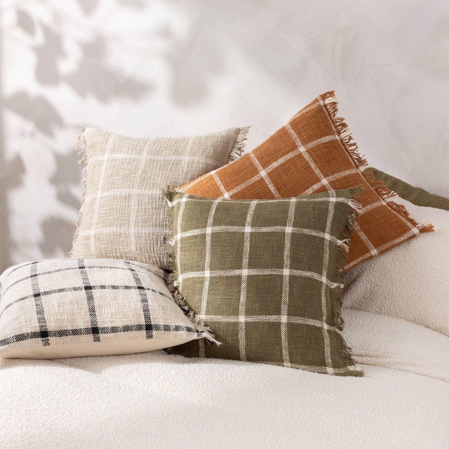 Beni Cushion Moss/Natural