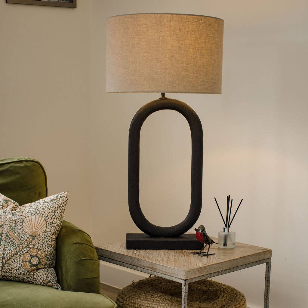 Hand-crafted lamp from Mango Wood - Bluebell and Willow