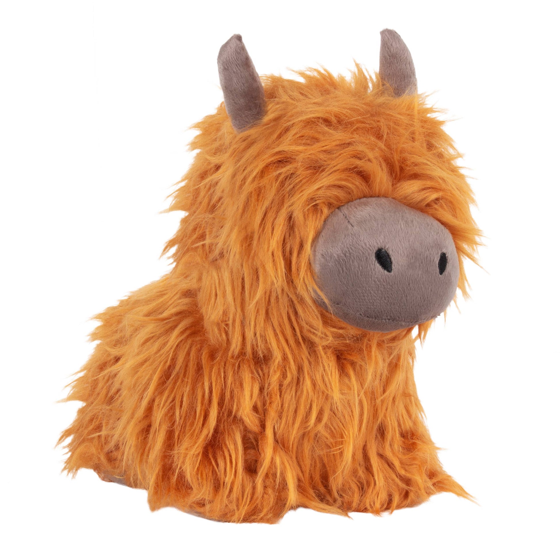 Highland Cow Shaggy Door Stop Orange - Bluebell and Willow