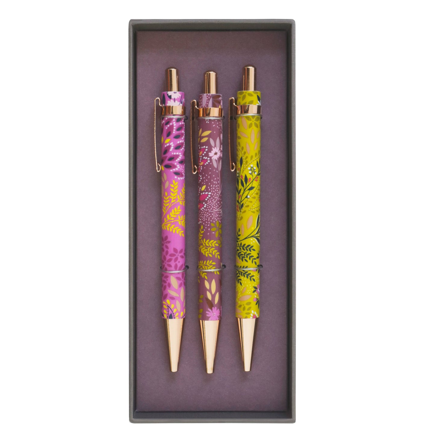 Sara Miller Haveli G. Set of 3 Pens - Bluebell and Willow
