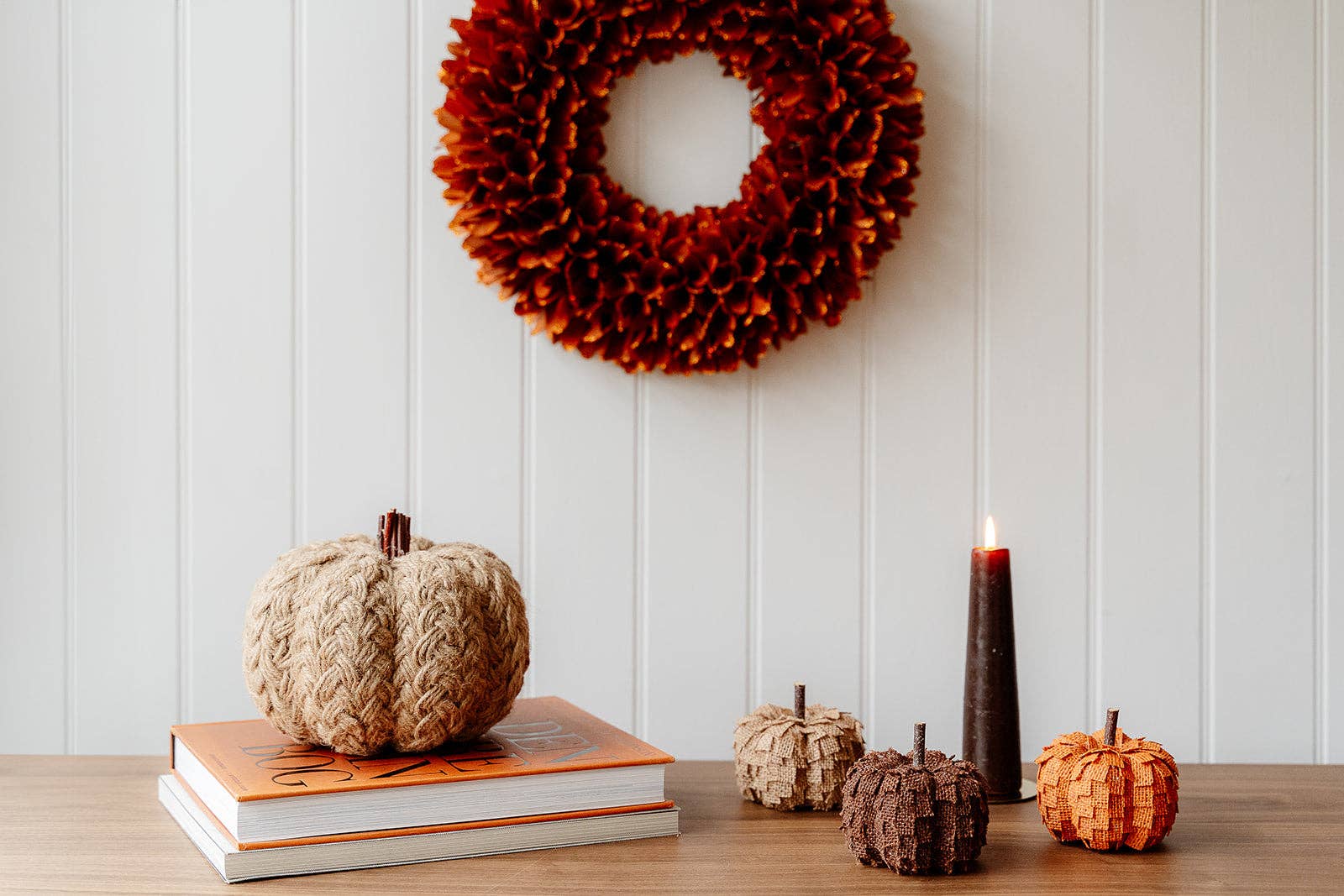 Brown Plait Pumpkin - Bluebell and Willow