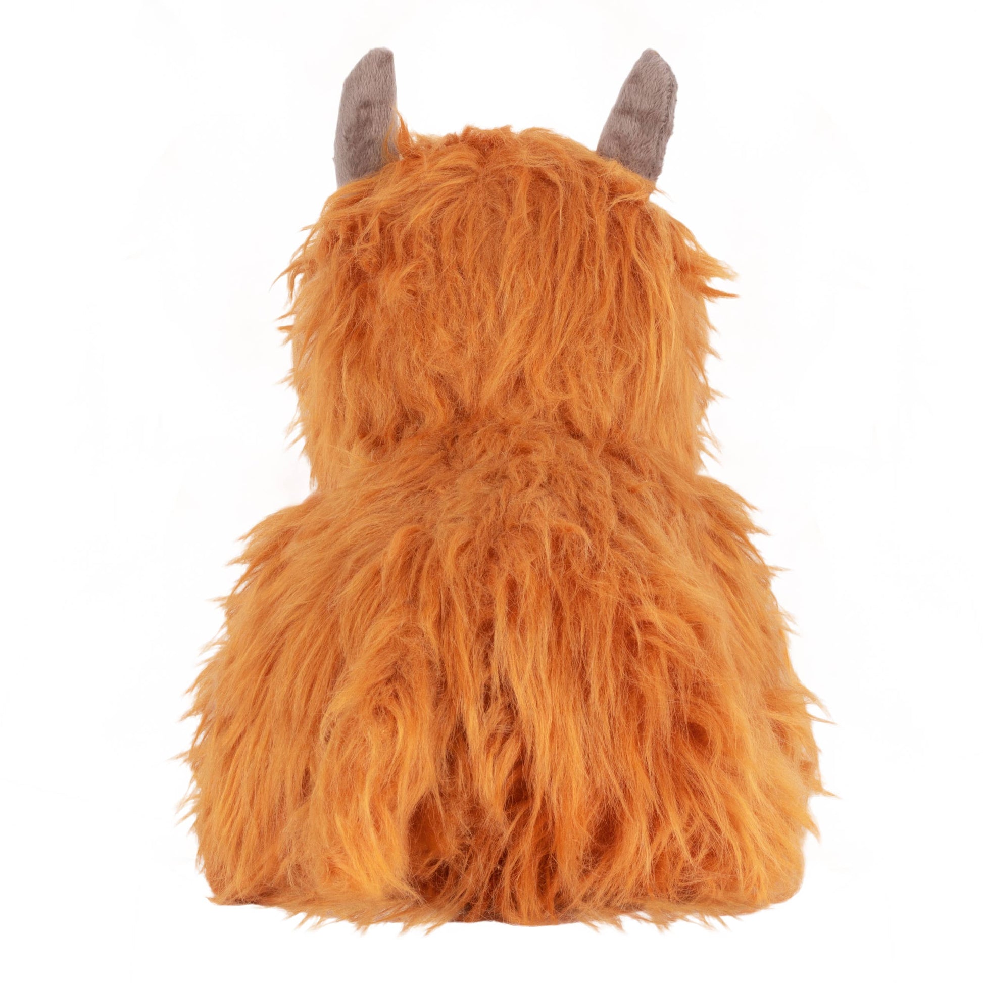 Highland Cow Shaggy Door Stop Orange - Bluebell and Willow
