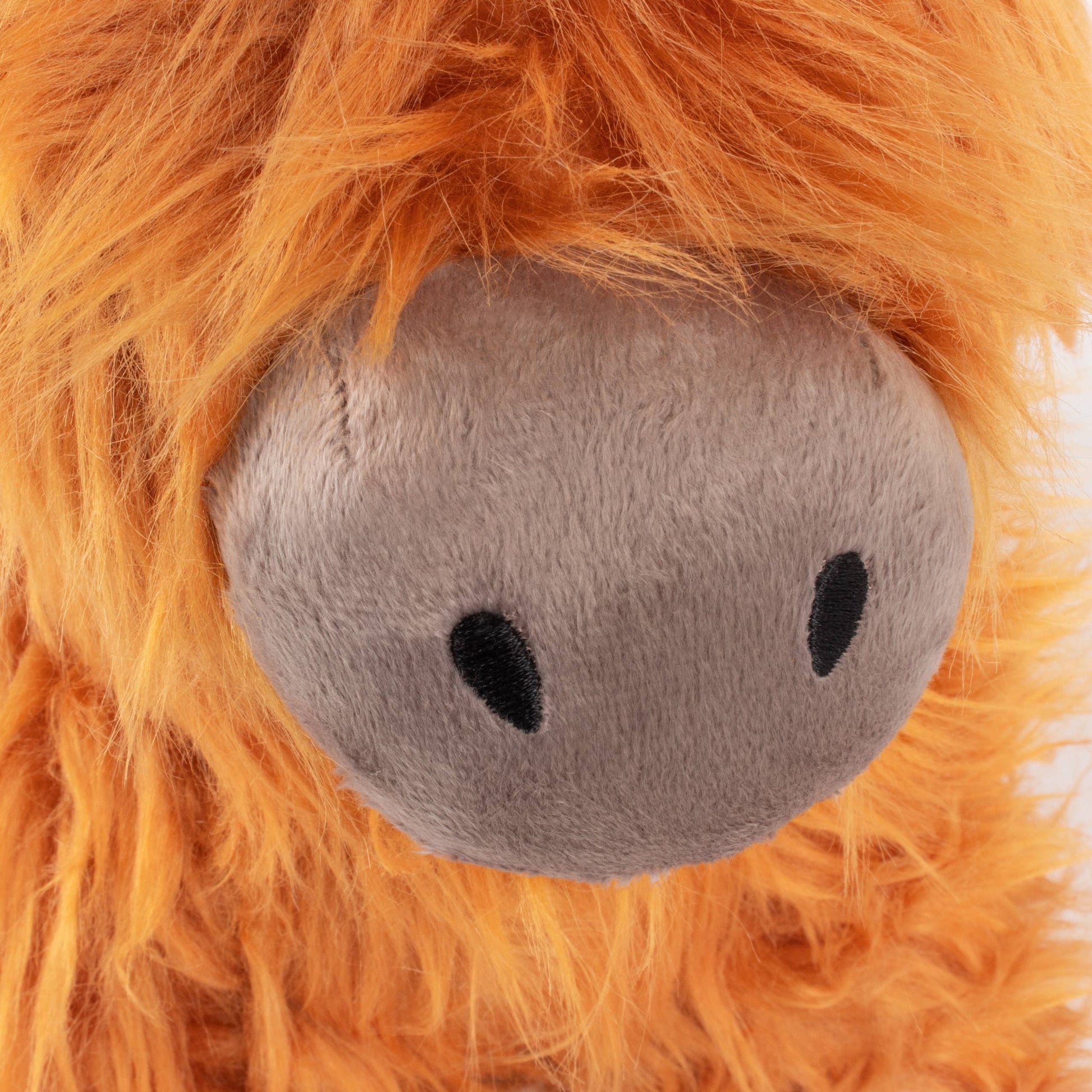 Highland Cow Shaggy Door Stop Orange - Bluebell and Willow
