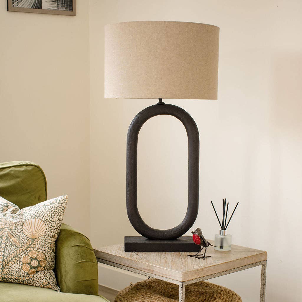 Hand-crafted lamp from Mango Wood - Bluebell and Willow