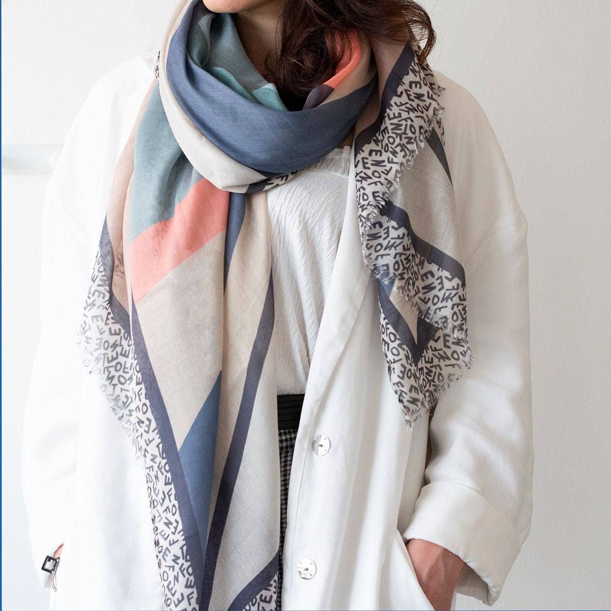 Zodiac Print Scarf