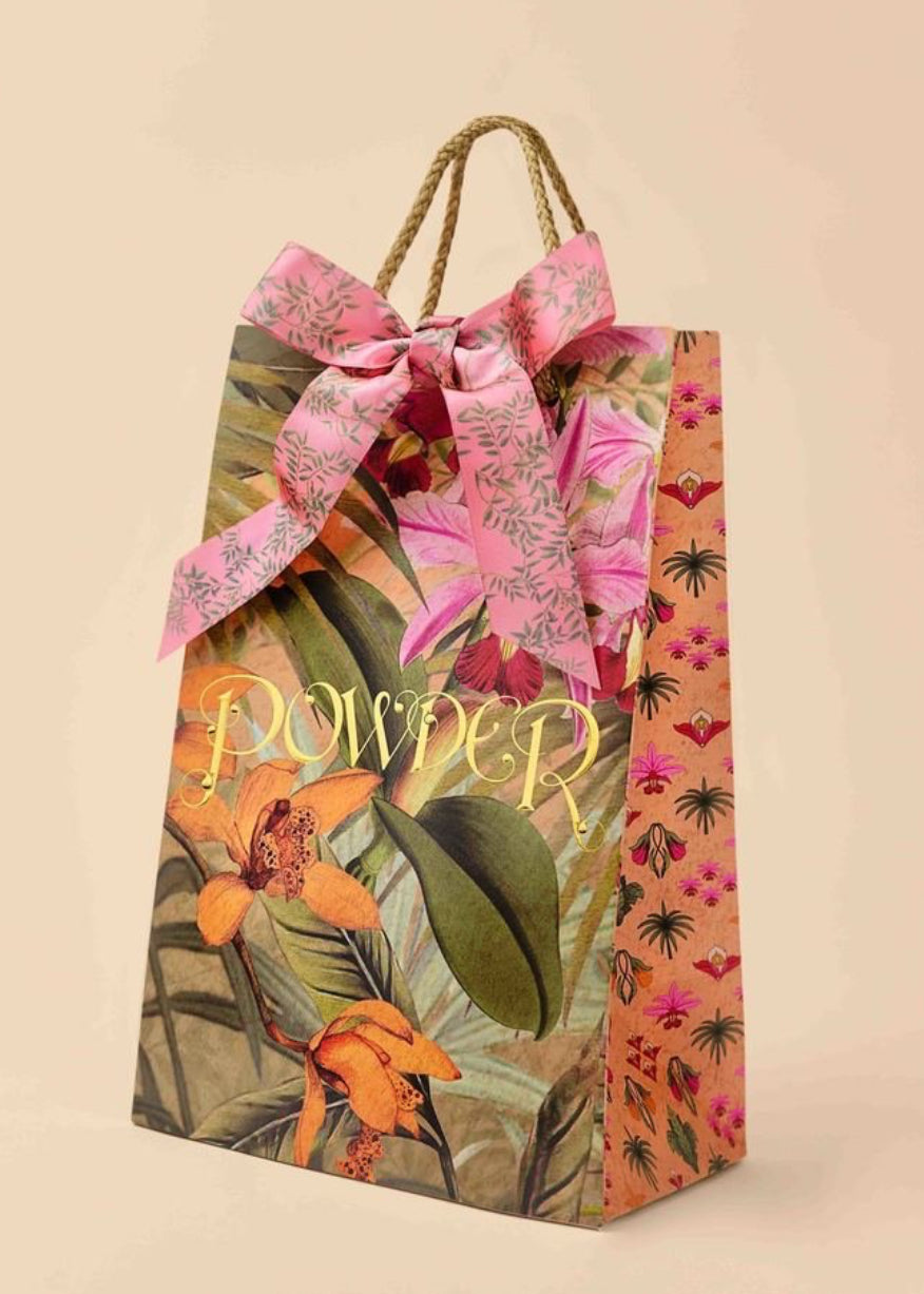 Powder 100% silk whimiscal square - Bluebell and Willow