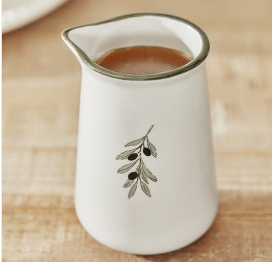 Sophie Allport olive stoneware jug - mini - Bluebell and Willow