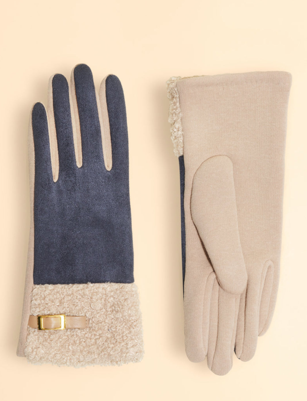 Powder Audrey gloves - denim - Bluebell and Willow