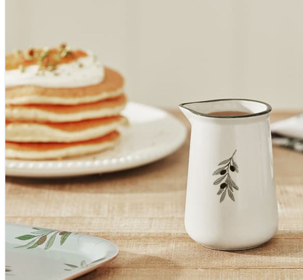 Sophie Allport olive stoneware jug - mini - Bluebell and Willow