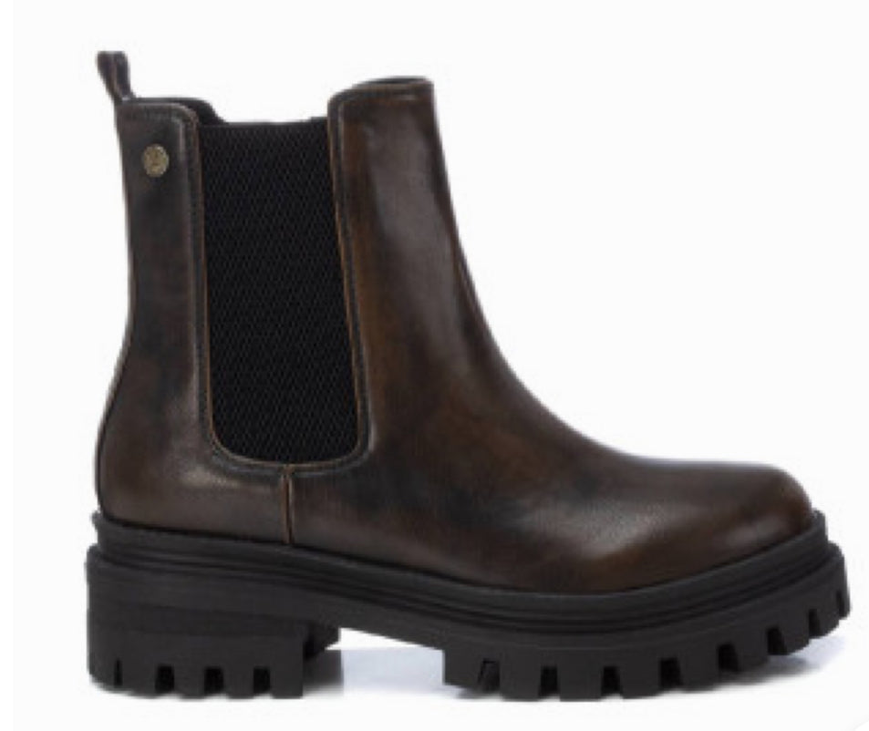 XTI Bronze Chunky Ankle Boots - size 36, 37 & 39 - Bluebell and Willow