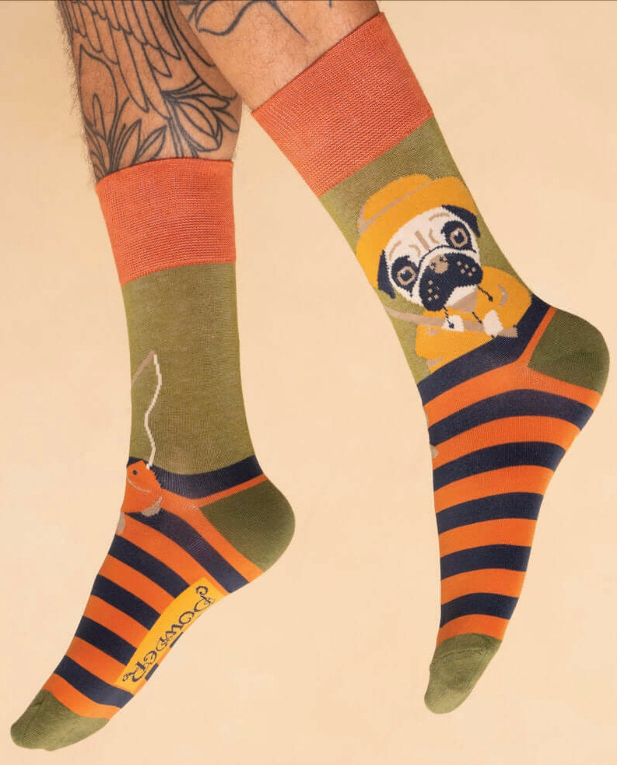 Powder Men’s Socks - Pug - Bluebell and Willow