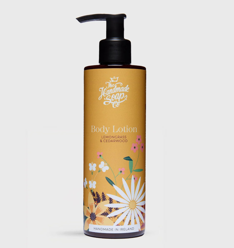 The Handmade Soap Co Lemongrass and Cedarwood Body Lotion - Bluebell and Willow