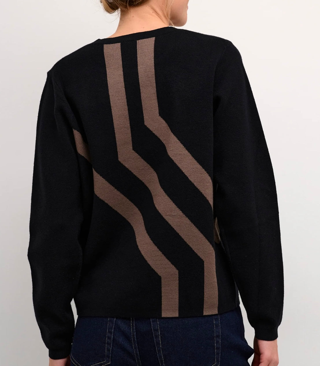 Aicha Jaquard Jumper - XS - Bluebell and Willow