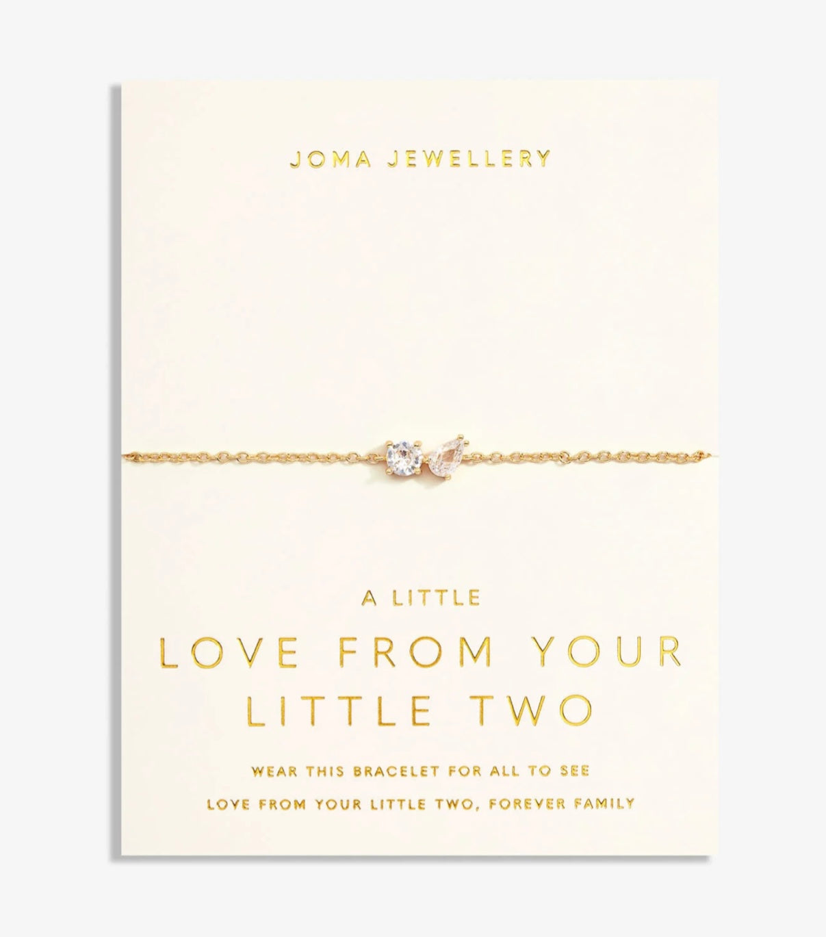 Joma A Little Love From Your Little Two Bracelet - Bluebell and Willow