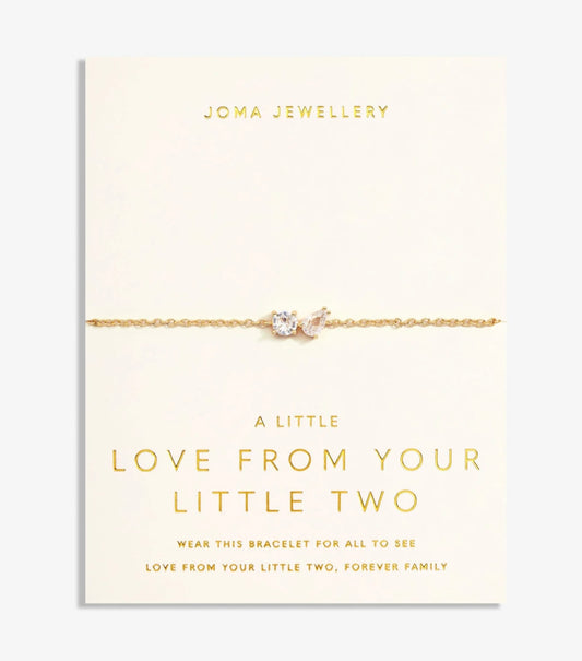 Joma A Little Love From Your Little Two Bracelet - Bluebell and Willow