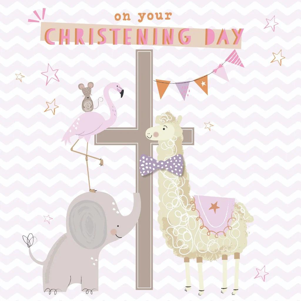 “On Your Christening Day” Card - Bluebell and Willow