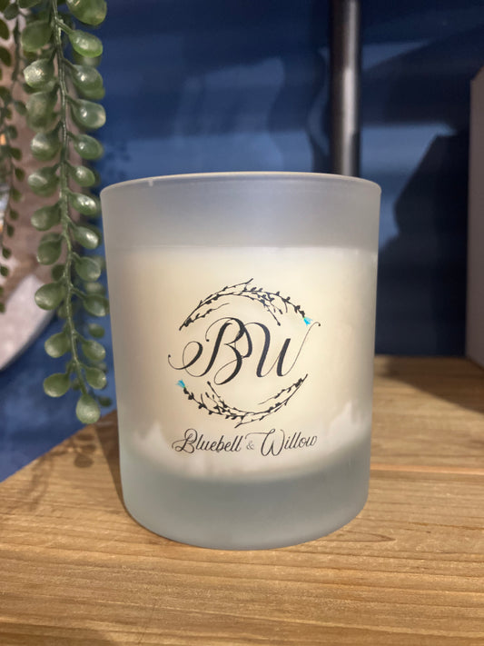 Bluebell and Willow Candle- Wild Violet and Amber Fragrance - Bluebell and Willow