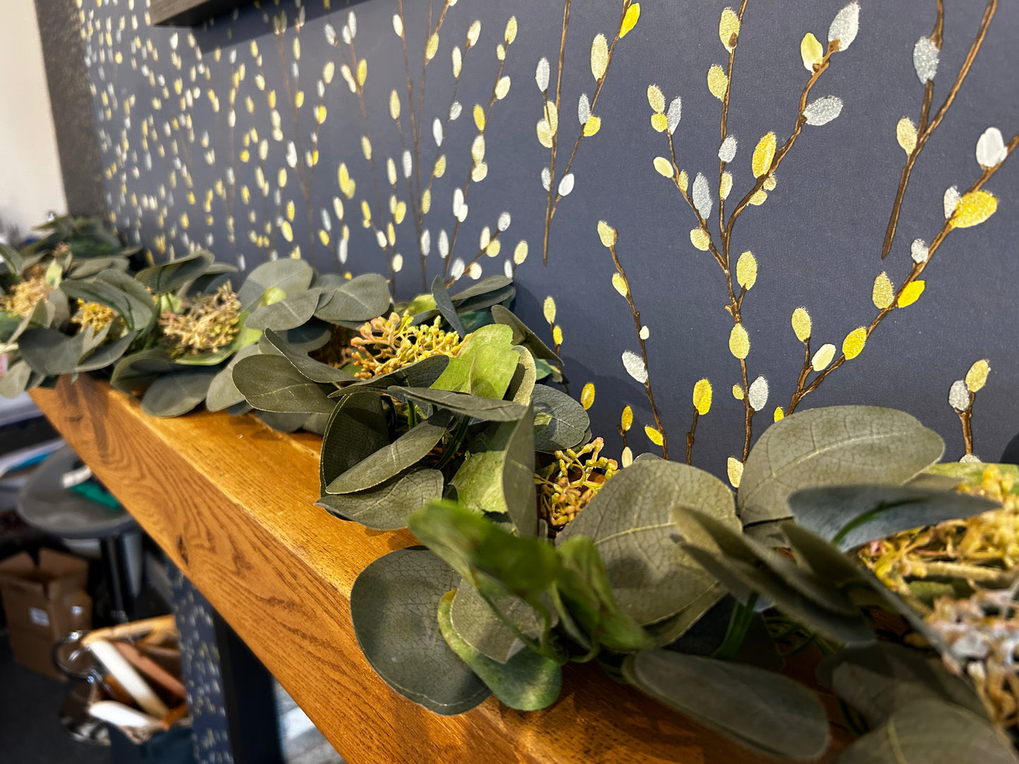 Eucalyptus Garland - Bluebell and Willow