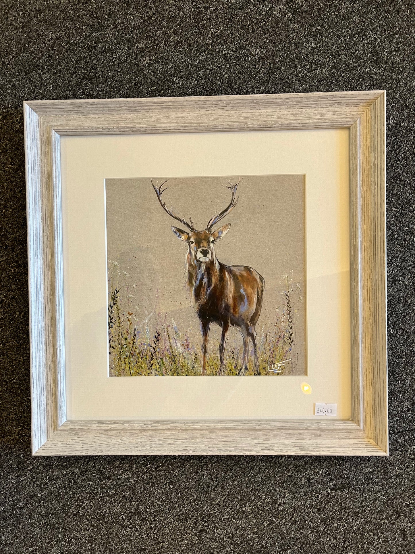 Grayson Stag Print - Bluebell and Willow