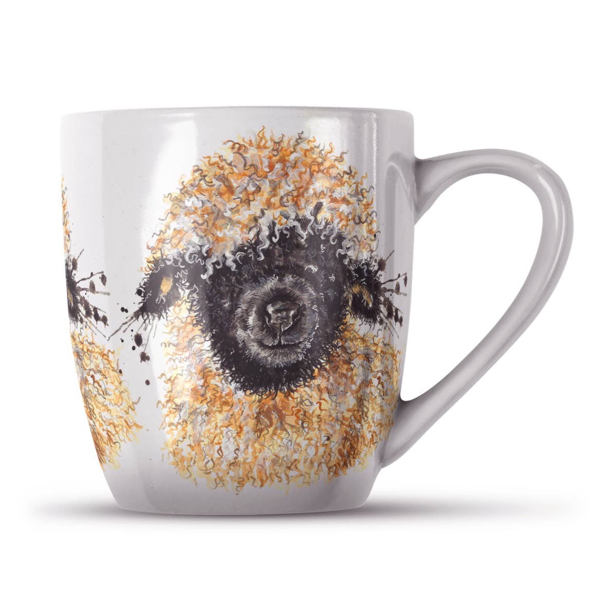 Splatter Betty Bone China Mug - Bluebell and Willow