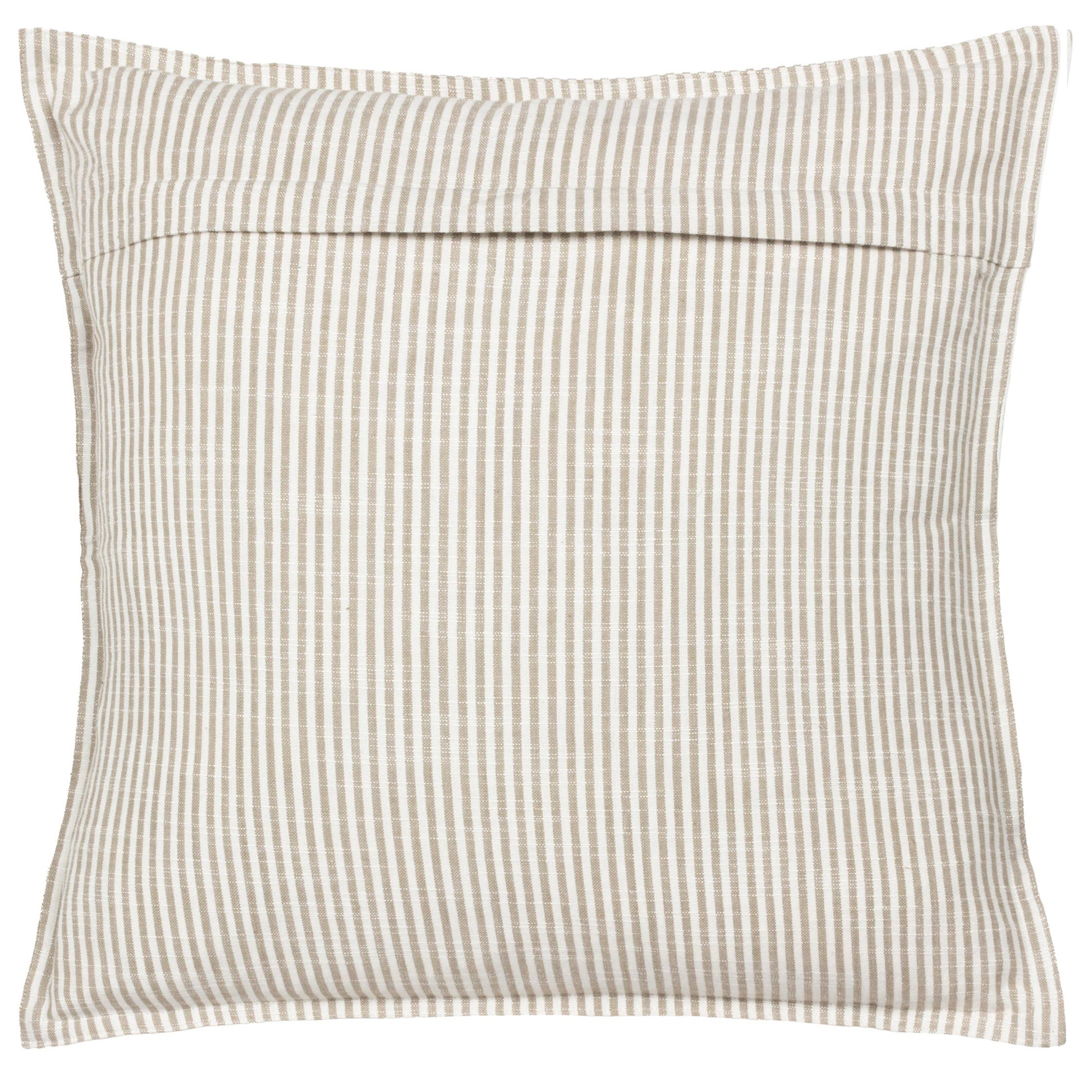 Truro Stripe Reversible Cushion Natural - Bluebell and Willow