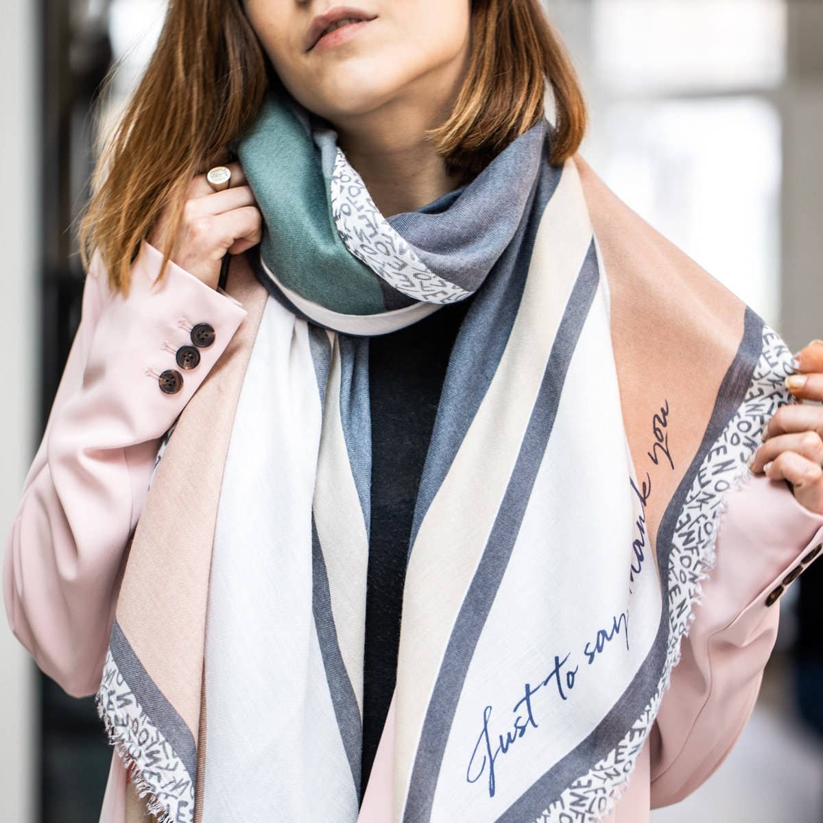 Zodiac Print Scarf