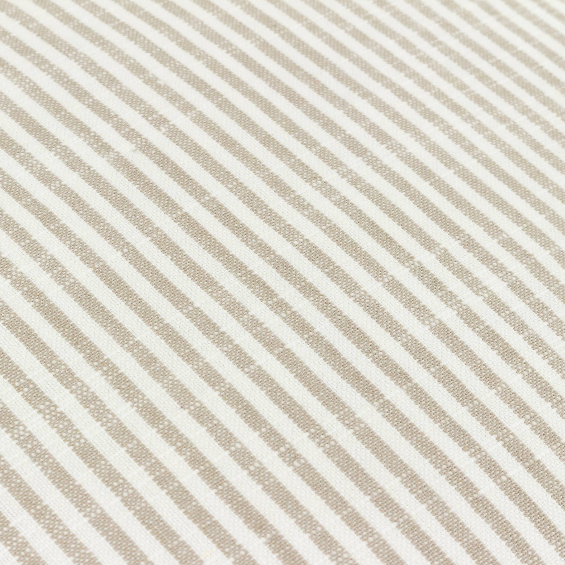 Truro Stripe Reversible Cushion Natural - Bluebell and Willow