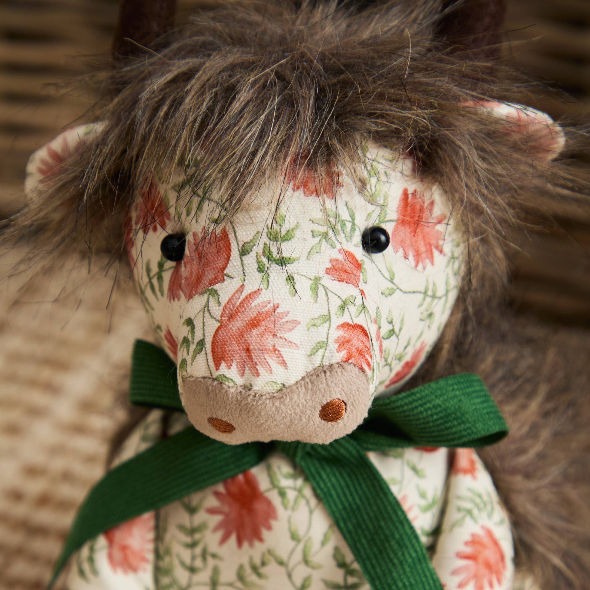 Hugo Highland Cow Door Stop Multicolour - Bluebell and Willow