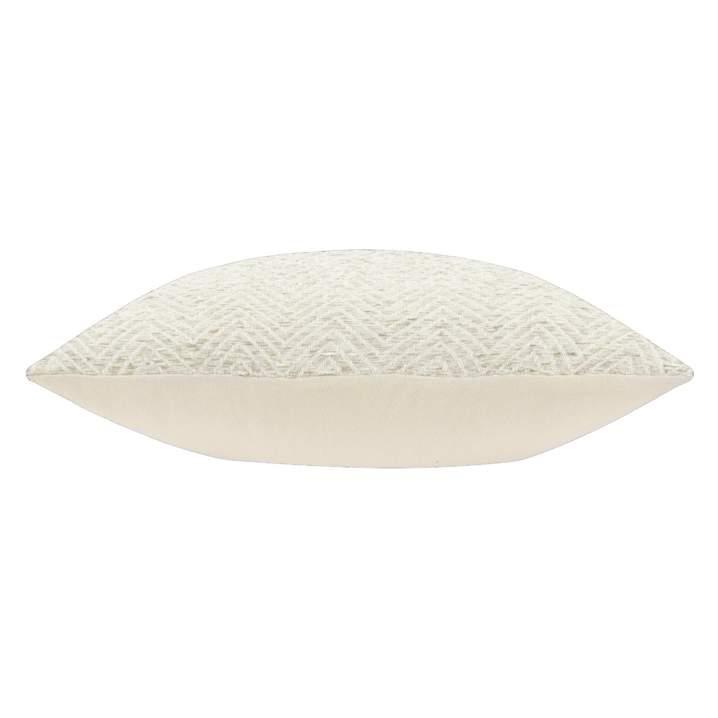 Croft Twill Woven Cushion Natural
