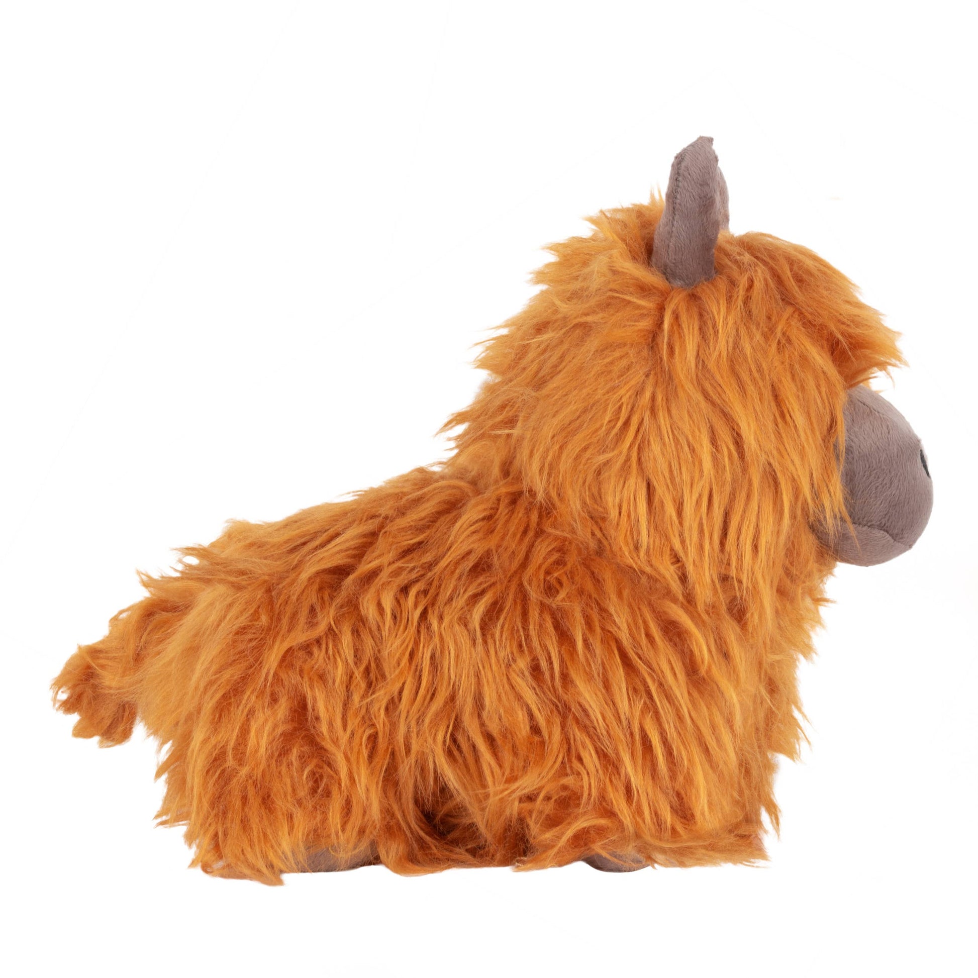 Highland Cow Shaggy Door Stop Orange - Bluebell and Willow