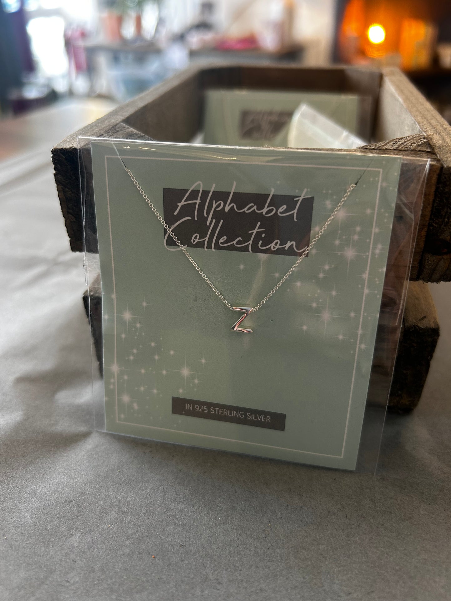 Beginnings Sterling Silver Letter Necklace