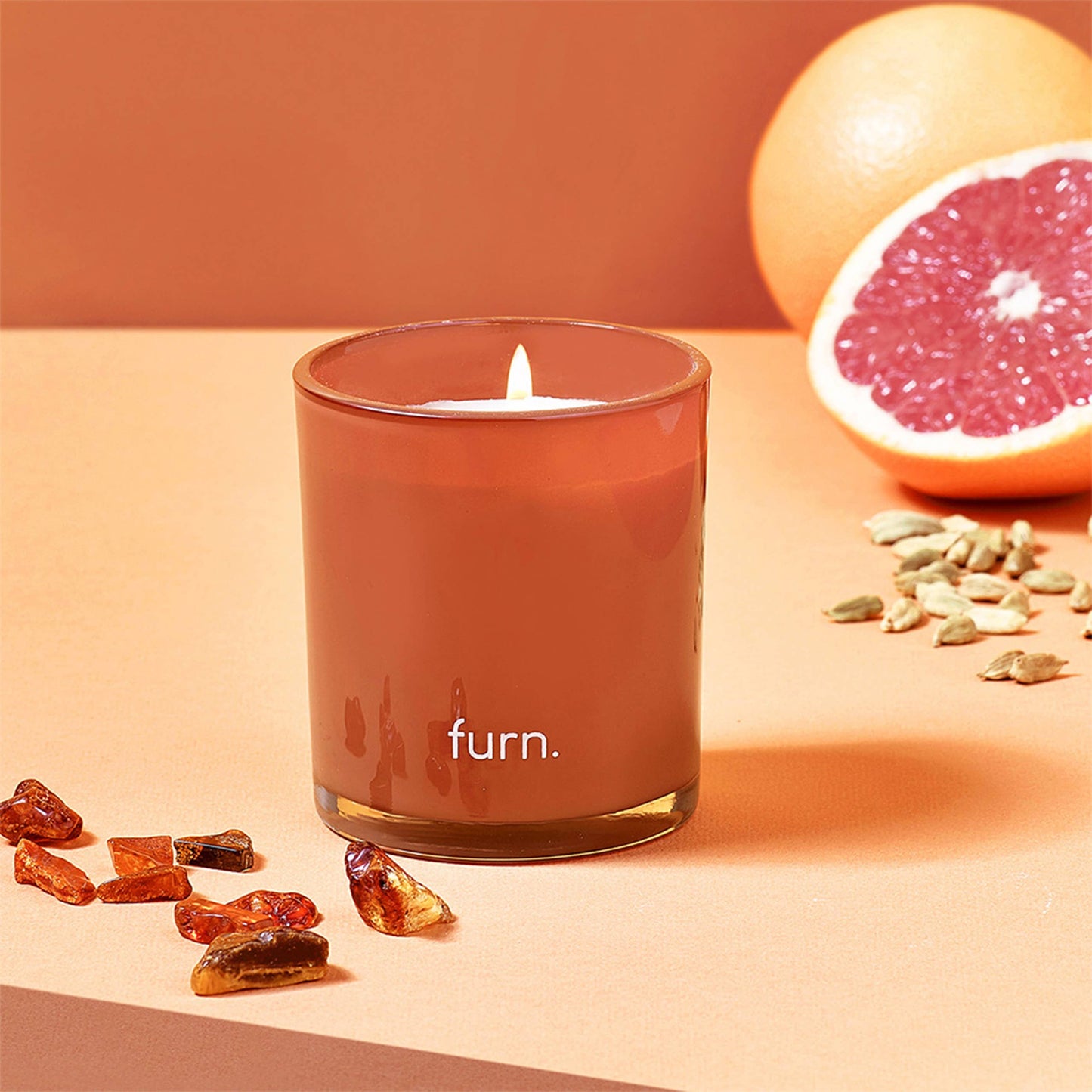 Wildlings Amber, Cinnamon + Mandarin Scented Glass Candle
