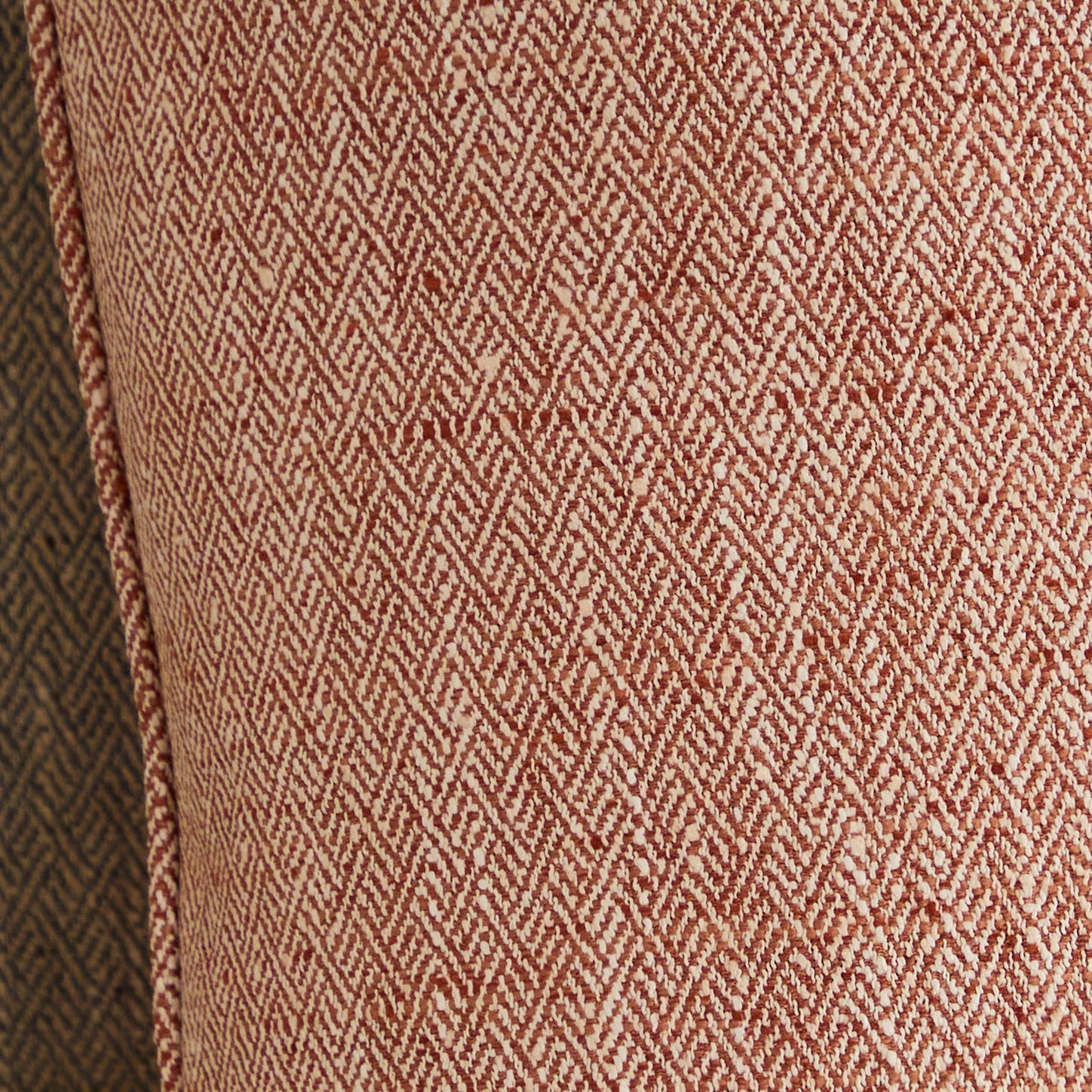 Jedburgh Textured Woven Square Cushion Rust
