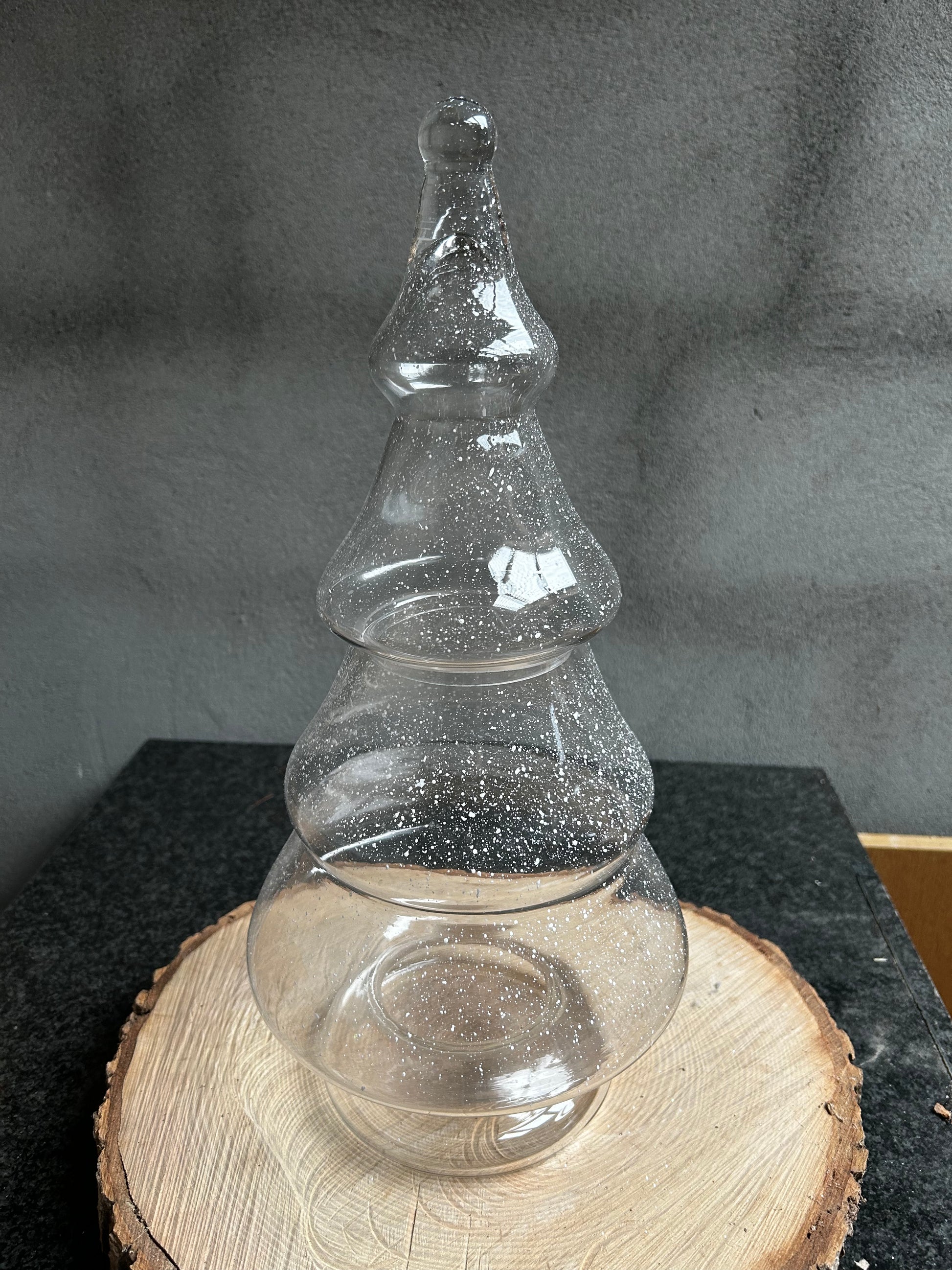 Medium Glass Tree Jar - Bluebell and Willow