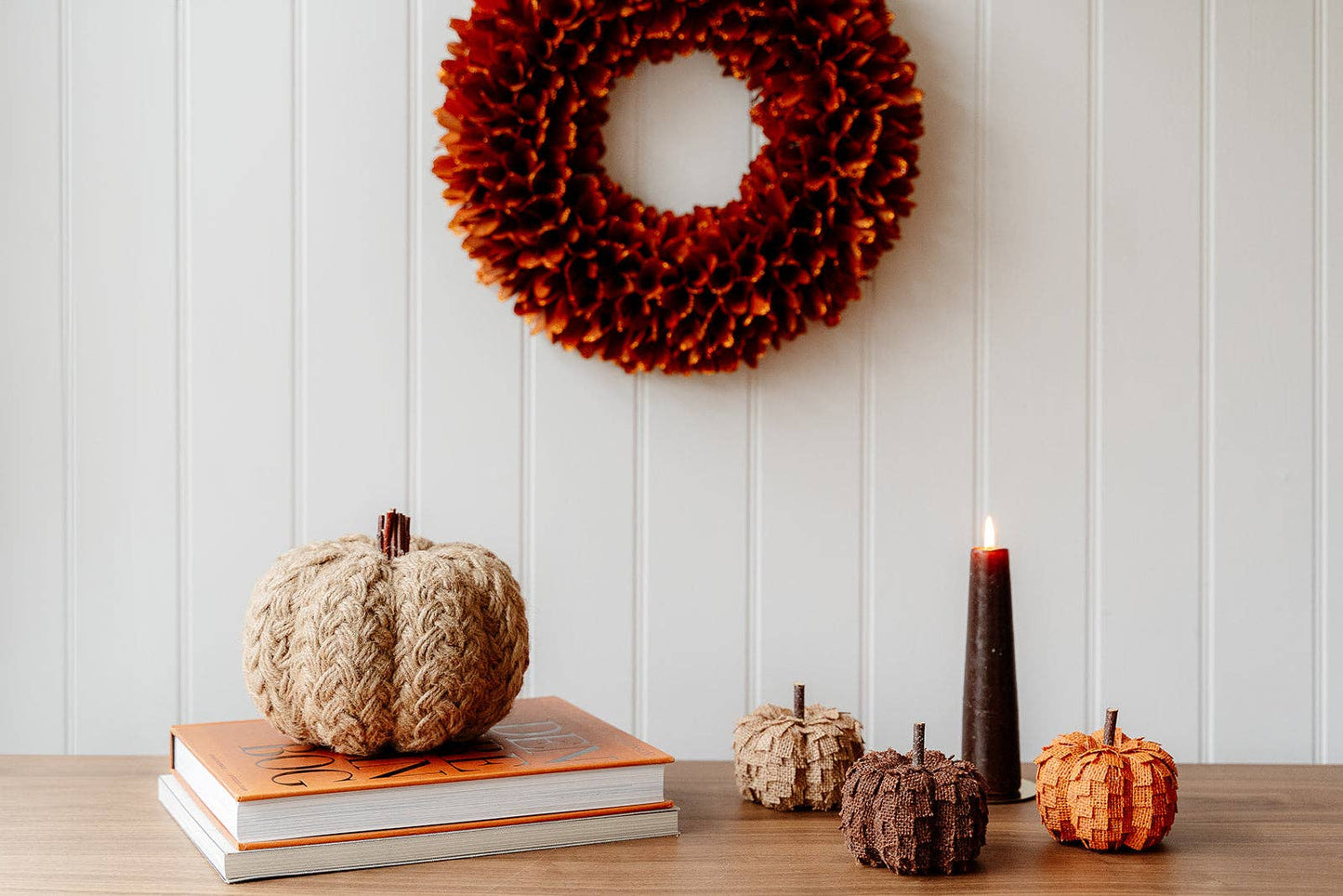 Brown Plait Pumpkin
