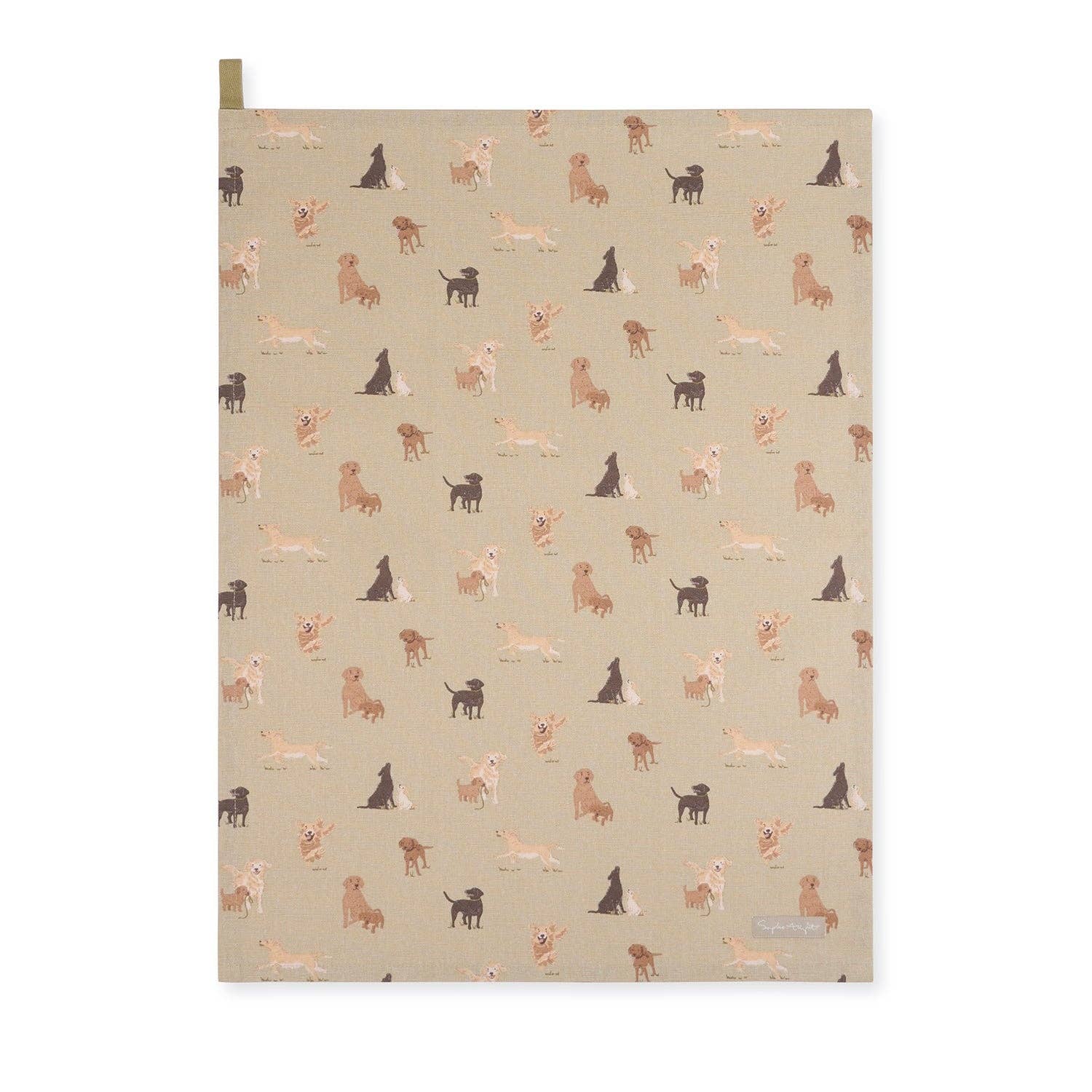 Labradors & Retrievers Tea Towel - Bluebell and Willow