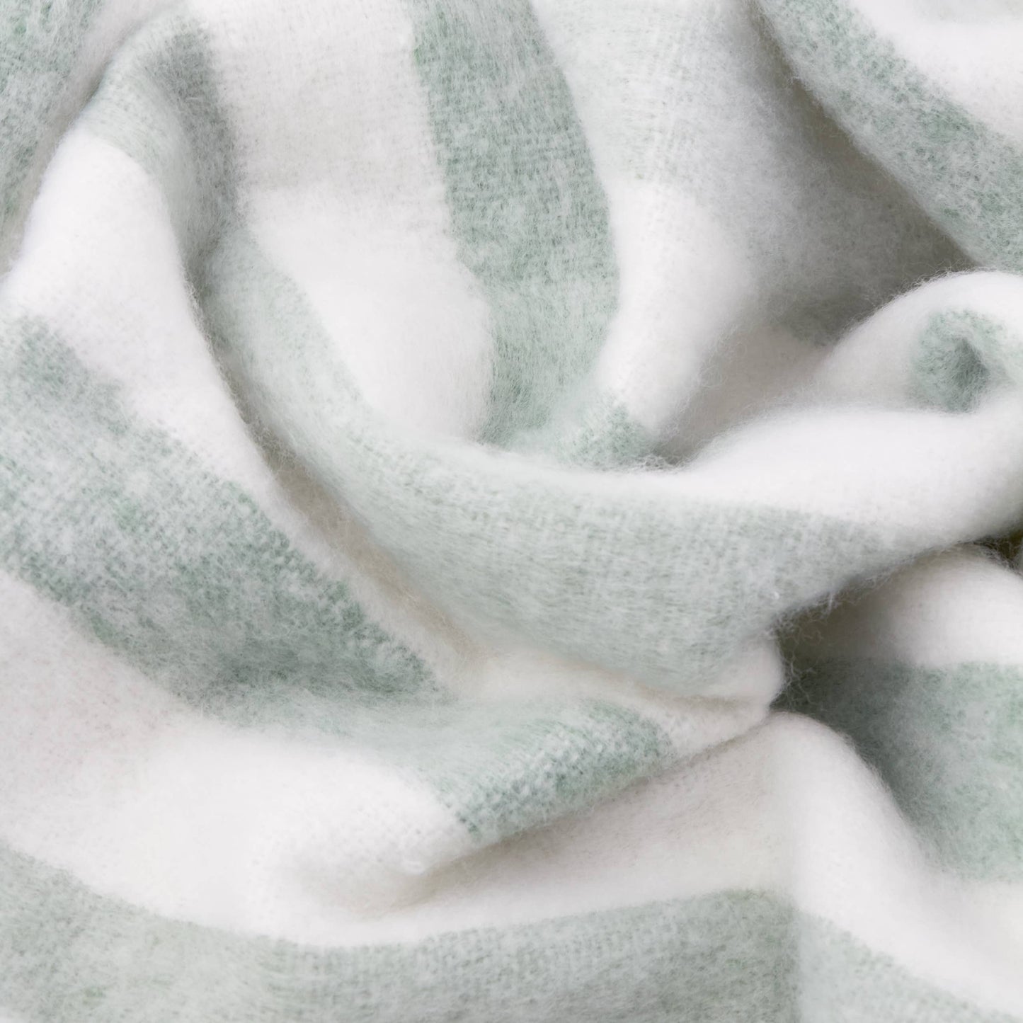 Beechwood Woven Stripe Throw Moorland Green - Bluebell and Willow