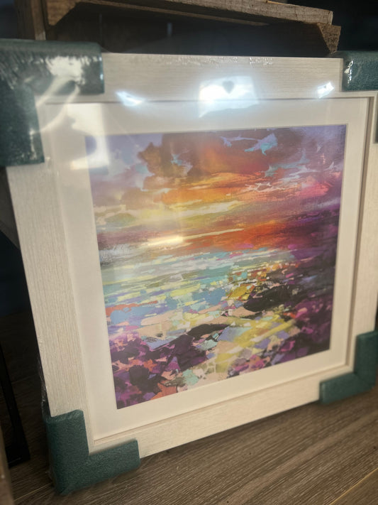 Fractal Coast Framed