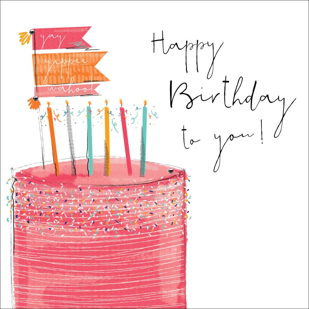 Happy Birthday to You! Handmade Greeting Card - Bluebell and Willow