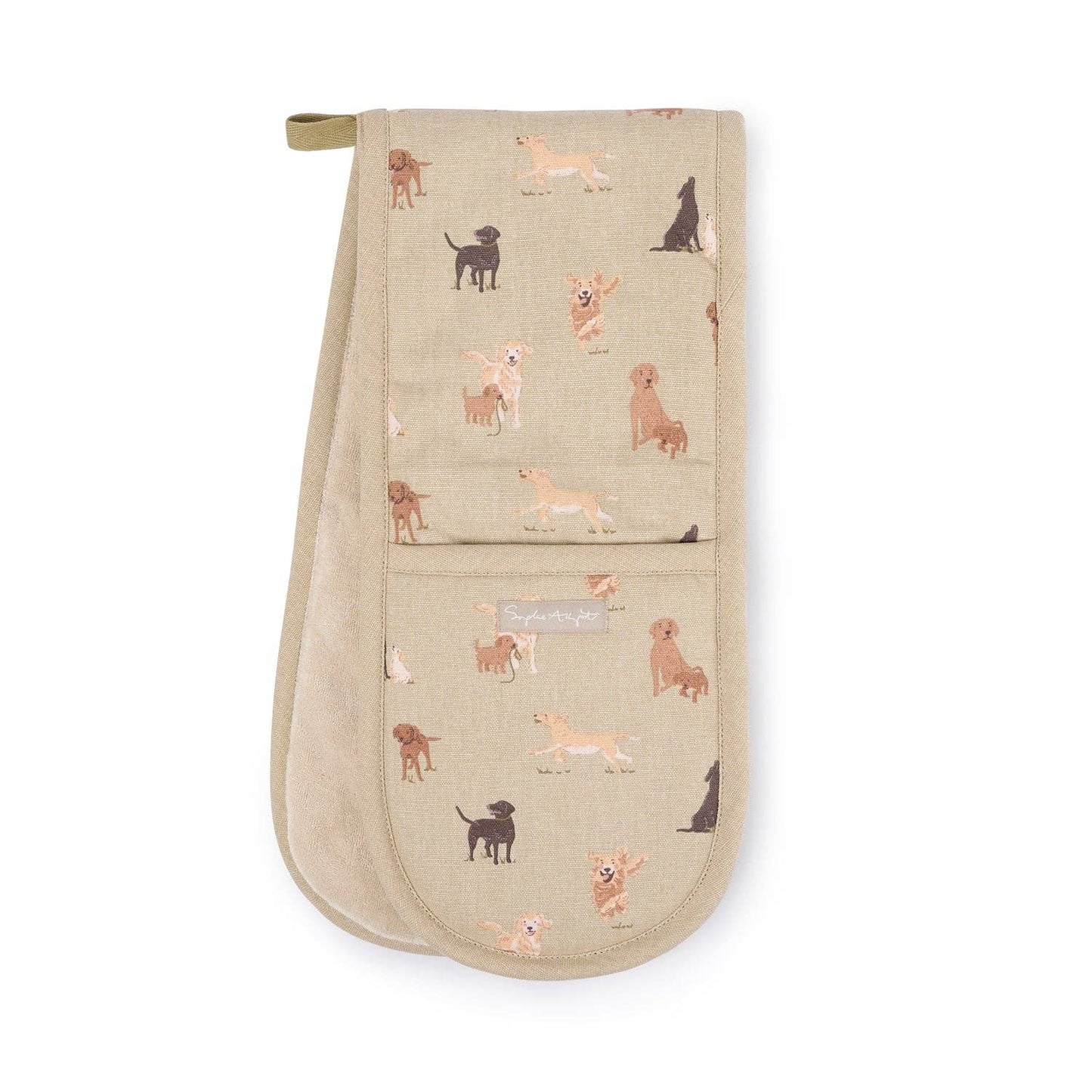 Labradors & Retrievers Double Oven Glove - Bluebell and Willow