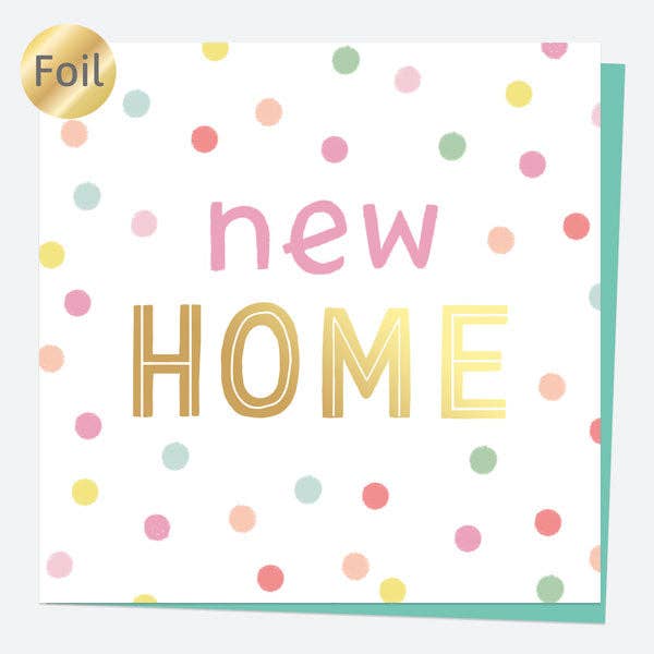 Luxury Foil New Home Card - Sweet Spot Typography - New Home