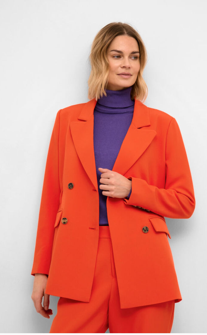 Orange blazer womens on sale uk