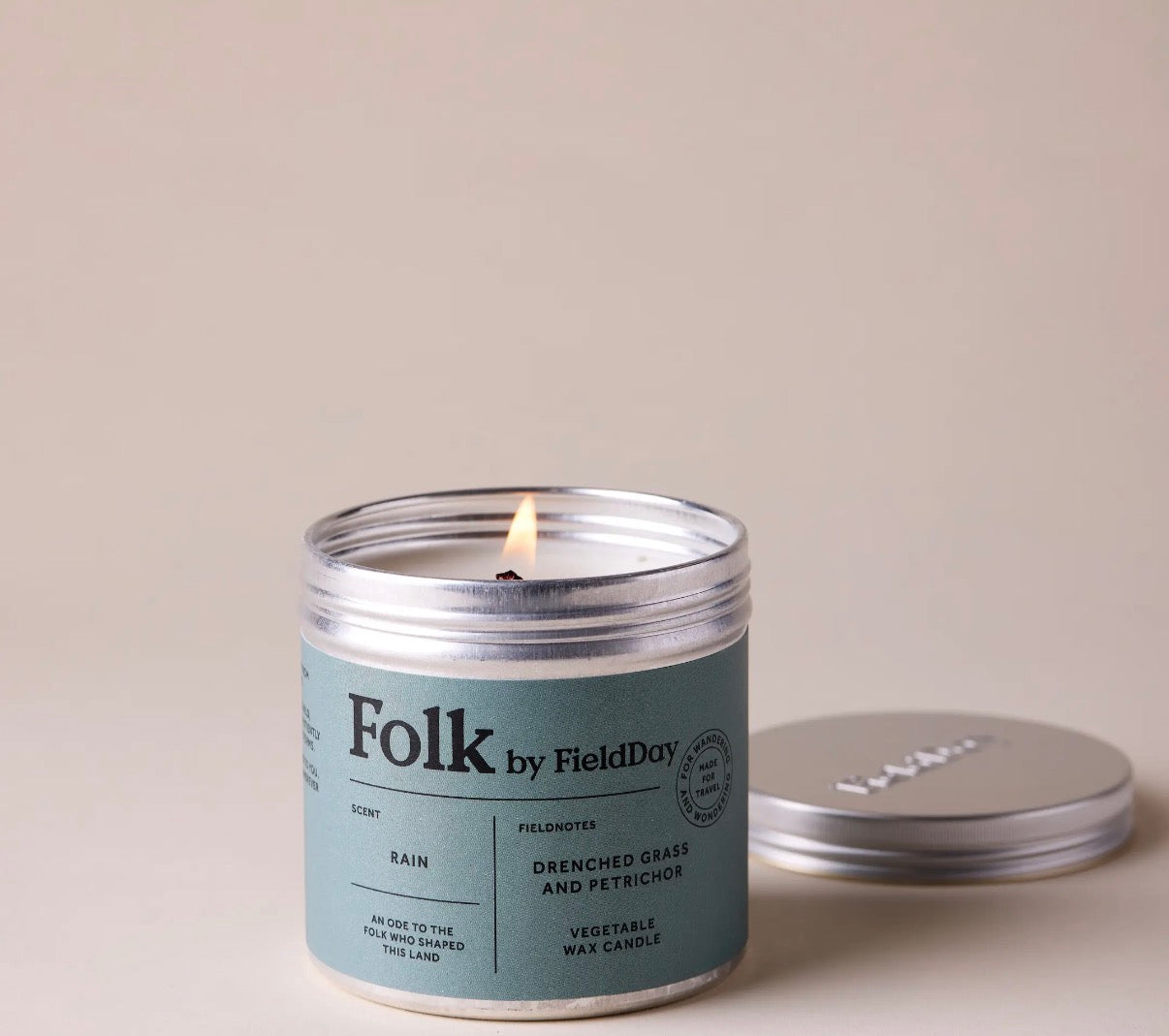 Fieldday Folk Candle Rain