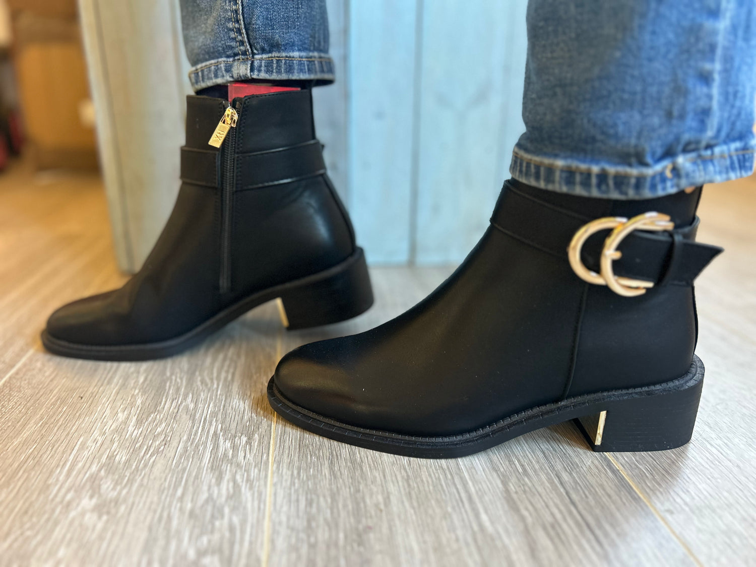 XTI Black Boots - size 37, 38 & 41 - Bluebell and Willow