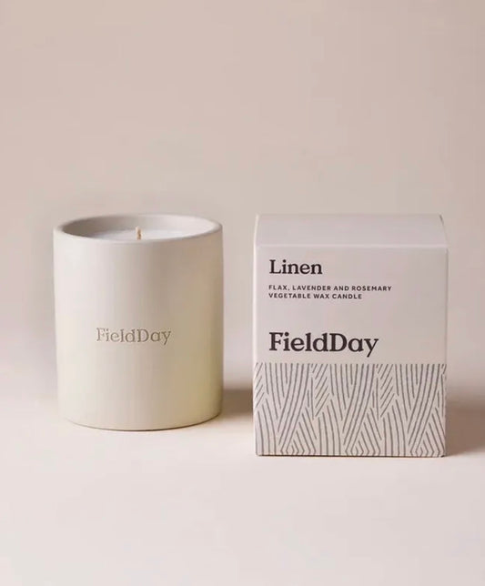 Fieldday linen candle