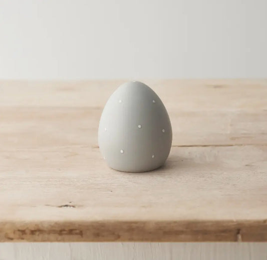 Grey Dotty Egg