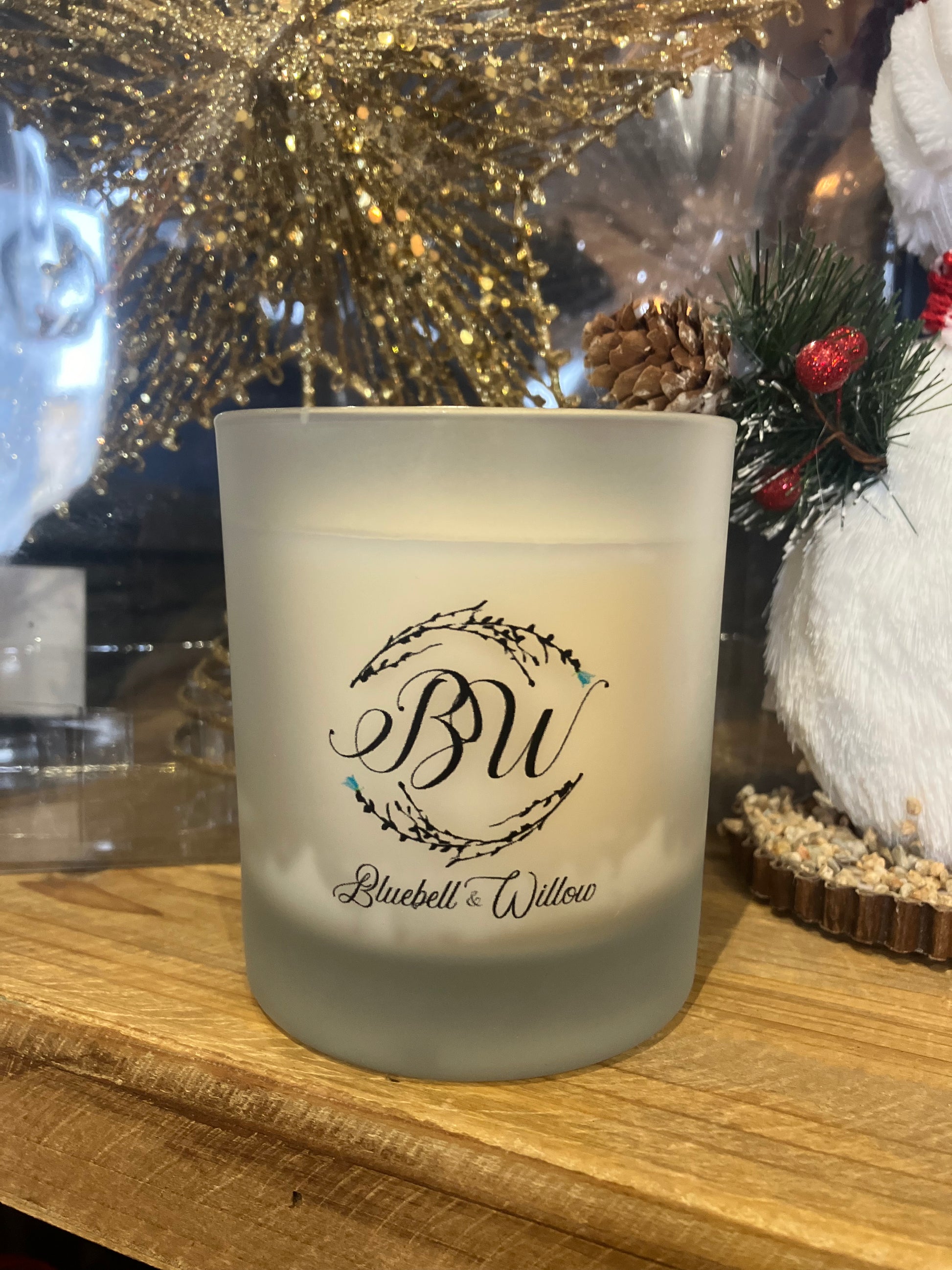 Bluebell and Willow Candle- Festive Spirit Fragrance - Bluebell and Willow