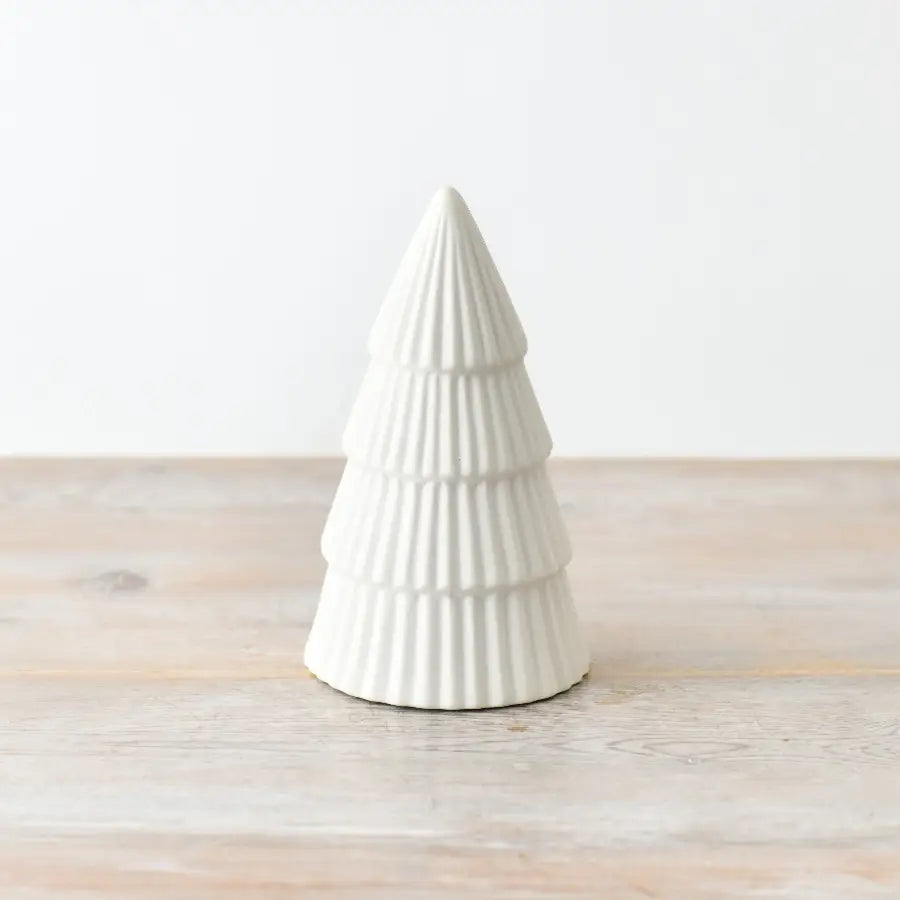 Shining White Ceramic Tree- 16.8cm - Bluebell and Willow