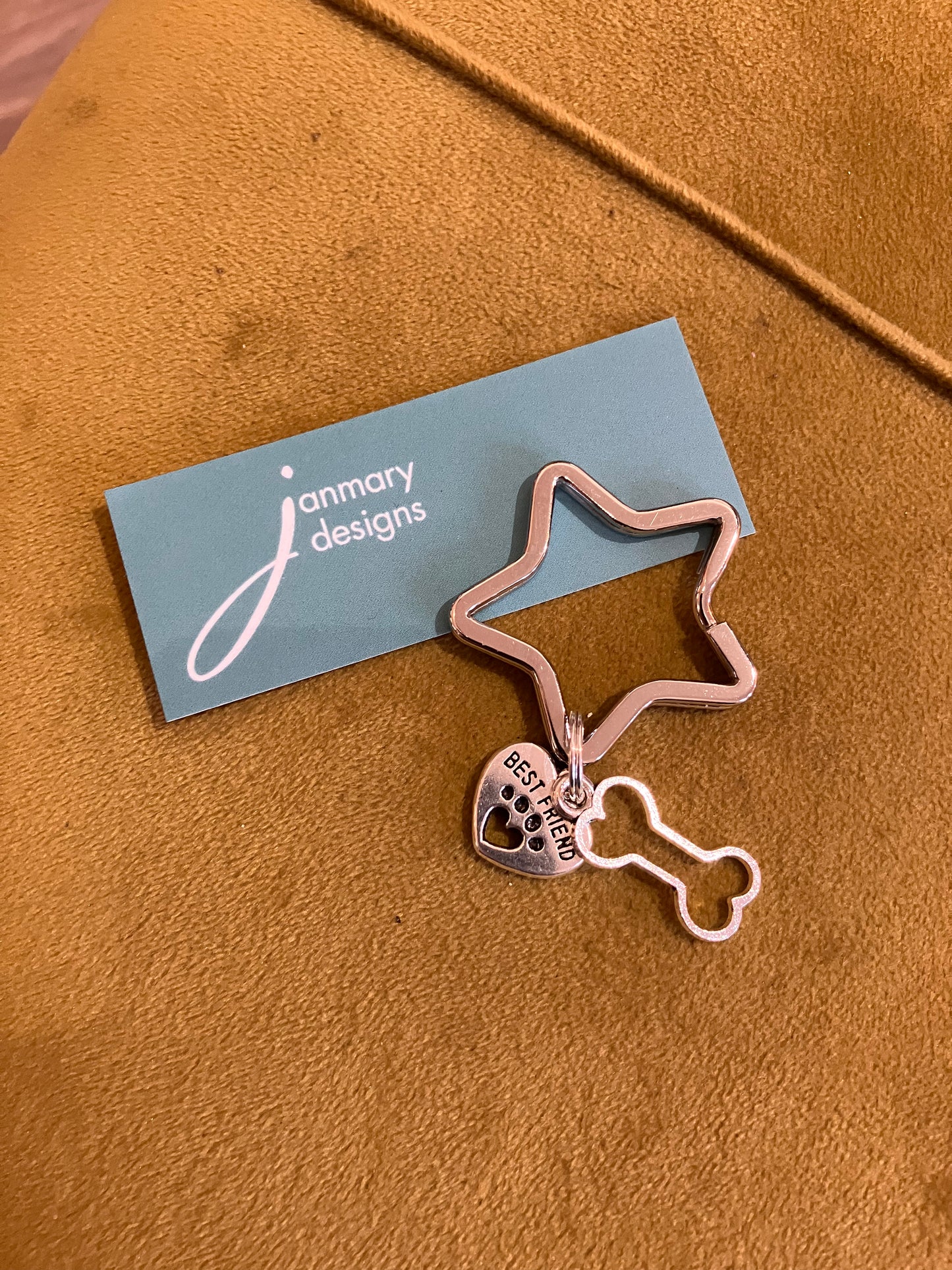 Janmary Designs- Best Friend Keyring